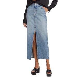 New Derek Lam 10 Crosby Denim Maxi Skirt - Sutton Vintage - Cotton NWT